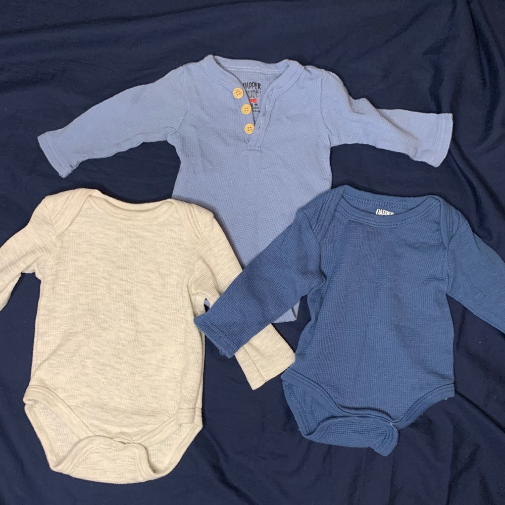 3 Dapper Dude Onsies